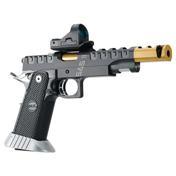 BUL Armory SAS II UR Pistol – Black & Gold – Titanium Nitride Coated